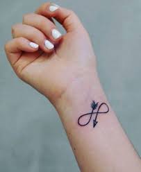 Small Math And Grammar Tattoo Designs With Deep Meanings Infinity Tattoo On Wrist Small Infinity Tattoos Infinity Arrow Tattoo