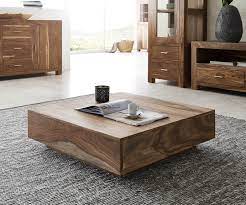 Couchtische aus massivholz und nach mas tischfabrik24. Couchtisch Indra Sheesham Natur 80x80 Cm Massivholz Delife Eu