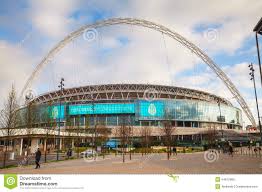 Das gute stück kann besichtigt werden. Wembley Stadion In London Grossbritannien Redaktionelles Stockfoto Bild Von Architektur Gebaude 54512983