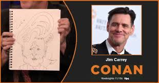 Conan christopher o'brien (born april 18, 1963) is an american television host, comedian, writer, podcaster, and producer. Video Last Night On Conan 2 11 20 Jim Carrey Popculthq
