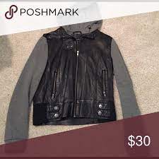 Leather Sweatshirt Jacket Leather Sweatshirt Jackets Sweatshirt Jacket