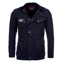 Barbour International Triumph Resin Jacket Black Veste