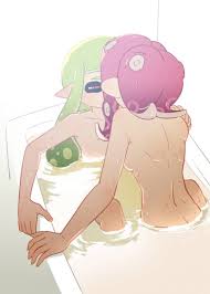 Rule 34 - Agent 3 (splatoon) Agent 8 (splatoon) Bathing Splatoon Yuri |  9381162