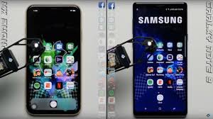 Iphone Xr Seen To Tie With Samsung Galaxy Note 9 In New Speed Test Video Samsung Galaxy Samsung Iphone