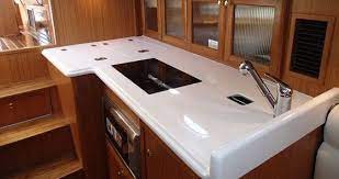 Spinning around to take two to three steps to reach the opposite counter or nearby cover stovetops and sinks: Sink Covers The Boat Galley Sink Cover Boat Galley Sink