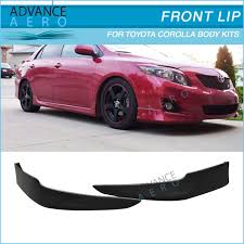 Competing compacts can't approach the unique styling of the beautiful genuine toyota, and they're. 2009 2010 Toyota Corolla S Factory Style Body Kit Front Bumper Lips