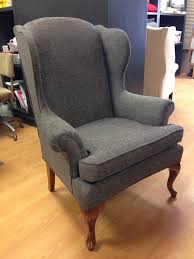 By siagonrocks in workshop furniture. Reupholstered Wing Back Chair Work By Custom Covers Exeter On Http Customcoversontario Ca Product Wing Chair Upholstery Chair Upholstery Reupholster Chair