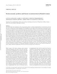 Listen to søren friis 2 | explore the largest community of artists, bands, podcasters and creators of music & audio. Pdf Socioeconomic Position And Breast Reconstruction In Danish Women