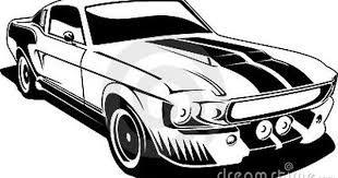 Black And White Camaro Clipart Black And White Ford Mustang Car Silhouette Mustang Art Mustang