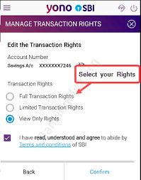 How To Change Transaction Rights For Sbi Net Banking Mobile Banking Bankingidea Org