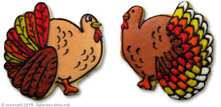 Raw turkey is pinkish and cooked is a light brownish color. Karen S Cookies