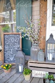 How To Decorate With Wooden Crates Front Porch Spring Porch Decor Front Porch Decorating Spring Porch