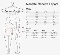 Nanette Nanette Lepore Size Guide