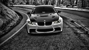 Plain black wallpaper wallpaper stream. Black And White Cars Grayscale Bmw M3 Wallpaper 28956