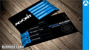 Businesscards mx gives you the flexibility to generate your self created, dynamic this program will help to design and print a professional business card. Professional Business Card Design Blue 3d Project In Coreldraw Creative Arts Business Card Design Visiting Card Design Professional Business Card Design