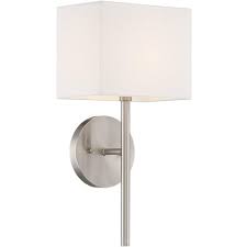 We did not find results for: Possini Euro Design Modern Wall Sconce Lighting Brushed Nickel Hardwired 16 1 4 High Fixture Rectangular Linen Bedroom Bathroom Target