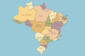 Mapa politico del estado de goiás que arroja los límites municipales, estatales y internacionales, las características hidrográficas, los principales ejes viales y las sedes de los 246 municipios del estado. Como Surgiram Os Estados Brasileiros Super