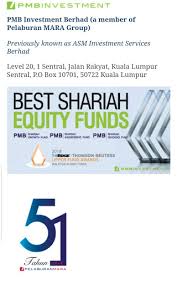 Below, depending on your objective, you will find the best performing unit trust funds to invest and grow your money. Islamic Investment Malaysia Invest In Best Performing Shariah Compliant Funds By Pmb Investment