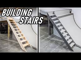 With my measurements provided by the gopro calculator, i could then map out where. Building A Simple Staircase For The Garage Loft Youtube