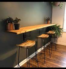 Search for wall mounted table. Wall Mounted Table Wall Hanging Workstation Modern Bracket Etsy Small Kitchen Tables Kitchen Bar Table Small Kitchen Bar