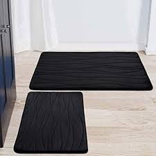 112m consumers helped this year. Buy Buganda Memory Foam 2 Pieces Bath Rugs Set Soft Non Slip Thick Bath Mats And Contour Toilet Rug Absorbent Washable Bathroom Rugs And Mats Sets 17 X 24 20 X