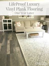 1 Year With Lifeproof Luxury Vinyl Plank Flooring Living Room Wood Floor Living Room Remodel Vinyl Plank Flooring