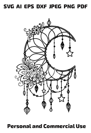 Download Boho Moon Svg Free Novocom Top