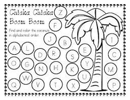 The rhyme is so fun and can really help little ones to learn their alphabet. Chicka Chicka Boom Boom Coloring Worksheets Teaching Resources Tpt
