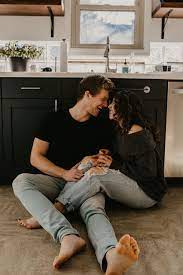 Beautiful In Home Engagement Shoot Inhomeshoot Engagement Couplesphotos Andimccool Indoor Engagement Photos Couple Photography Engagement Shoot Outfit
