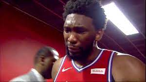 I actually like guys like embiid who are relatively more active on social media and think he's pretty funny. Marc Gasol Comforts Crying Joel Embiid At End Of Game 7 Video Probasketballtalk Nbc Sports
