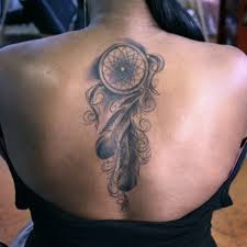 Black and gray stag #tattooforwomens 4. 83 Attractive Back Tattoo Designs For Women