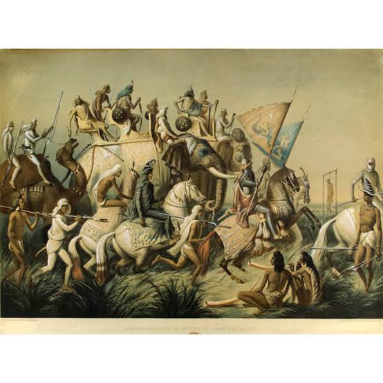 History, India, Punjab, Lahore, Colonial Raj, Sikh Maharaja, Antique Lithograph, Paris: c. 1850 (Sold) | George Glazer Gallery, Antiques