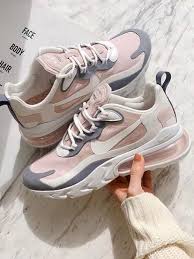 Nike Wmns Air Max 270 React Plum Chalk Ci3899 500 In 2020 Nike Shoes Air Max Nike Nike Air Max
