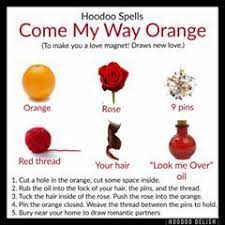 In english, the colour orange is named after the appearance of the ripe orange fruit. Image May Contain Text Hoodoo Spells Hoodoo Magic Hoodoo