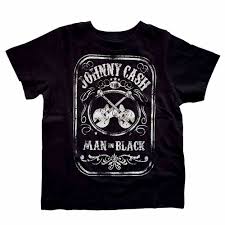 John huss und david werther: Johnny Cash Kinder Tshirt Man In Black Schwarz Attitude Deutschland
