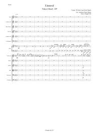 Tokyo ghoul unravel remix roblox id. Tokyo Ghoul Op Unravel For Chamber Orchestra By Tk From Ling Tosite Sigure Digital Sheet Music For Score Download Print S0 277559 Sheet Music Plus