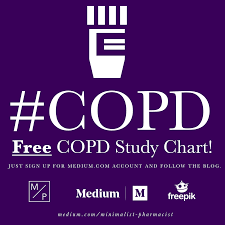 free copd treatment study chart minimalist pharmacist