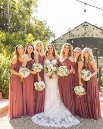 Cinnamon Rose Mismatched Bridesmaid Dresses Wedding Weddings Bridesmaid Brides Dusty Rose Bridesmaid Dresses Rose Bridesmaid Dresses Rust Bridesmaid Dress