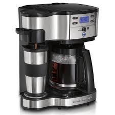 However, some problems may arise while using your coffee maker. Hamilton Beach 2 Way Coffee Maker With 12 Cup Carafe Pod Brewing Black Stainless 49980z