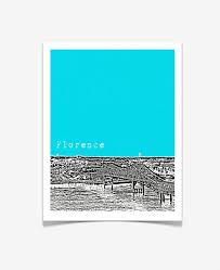 Florence Alabama Skyline Poster Florence Al City Art Print Etsy City Art Florence Alabama Dorm Art
