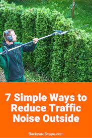 How To Reduce Traffic Noise In Your Backyard Backyardscape Backyard Maintenance Backyard Noise