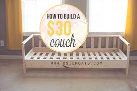 The diy pallet furniture can be recovered from pallet wood in countless techniques, a one of them with most accurate in construction at home is we are giving in this visionary inspiration of vintage diy pallet sofa. How To Build A 30 Couch Www Osiemoats Com Furniture Diy Couch Osiemoats Diy Sofa Diy Couch Diy Furniture Couch