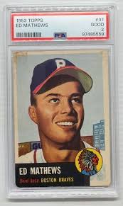 Auction Prices Realized Baseball Cards 1953 Topps Ed Mathews