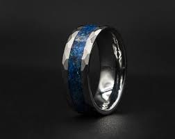 Tungsten Ring Unique Wedding Bands Engagement Ring By Decazi Custom Tungsten Ring Engagement Rings Opal Mens Wedding Bands Tungsten