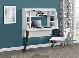 Visit the details at domestically speaking. Furniture Wall Mounted Floating Computer Desk And Hutch W Storage New Desks Home Office Furniture
