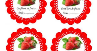 Fabriquer Etiquettes Confiture De Fraise A Imprimer En 2020 Etiquette Confiture Etiquettes Confitures Gratuites Confiture Fraise
