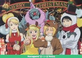 Http Aminoapps Com P R0dlbn Anime Christmas Fullmetal Alchemist Anime