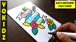 Let yourself be inspired by the ideas on the blog and discover the many great ways to create personalized gifts and cards for mom. Easy Mothers Day Card Drawing Mothers Day Drawing Youtube