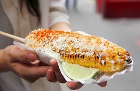 Grilled Mexican Corn With Mayo Cotija Cheese Chili Powder And Lime From Cafe Habana Nyc Food Ny Food Food