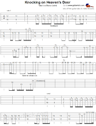 How To Play Knocking On Heavens Door On Guitar Knocking On Heaven S Door Guitar Solo Tab 1 Guitar Tabs Guitar Learn Guitar